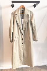 LUC | Cora Trench Coat | Sage