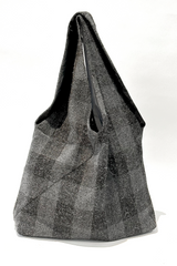 LUC | Nyla Shopper | Black + Grey Check