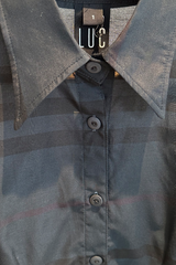 LUC | Lydia Shirt | Navy + Blue