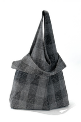 LUC | Nyla Shopper | Black + Grey Check