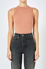 NEUW | Jonesy Singlet | Terracotta