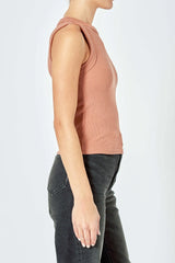 NEUW | Jonesy Singlet | Terracotta