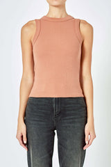 NEUW | Jonesy Singlet | Terracotta