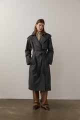 BLANCA | Lincoln Trench Coat | Black