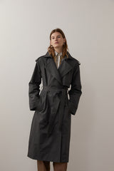BLANCA | Lincoln Trench Coat | Black