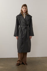 BLANCA | Lincoln Trench Coat | Black