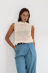 BLANCA | Wallace Vest | Cream