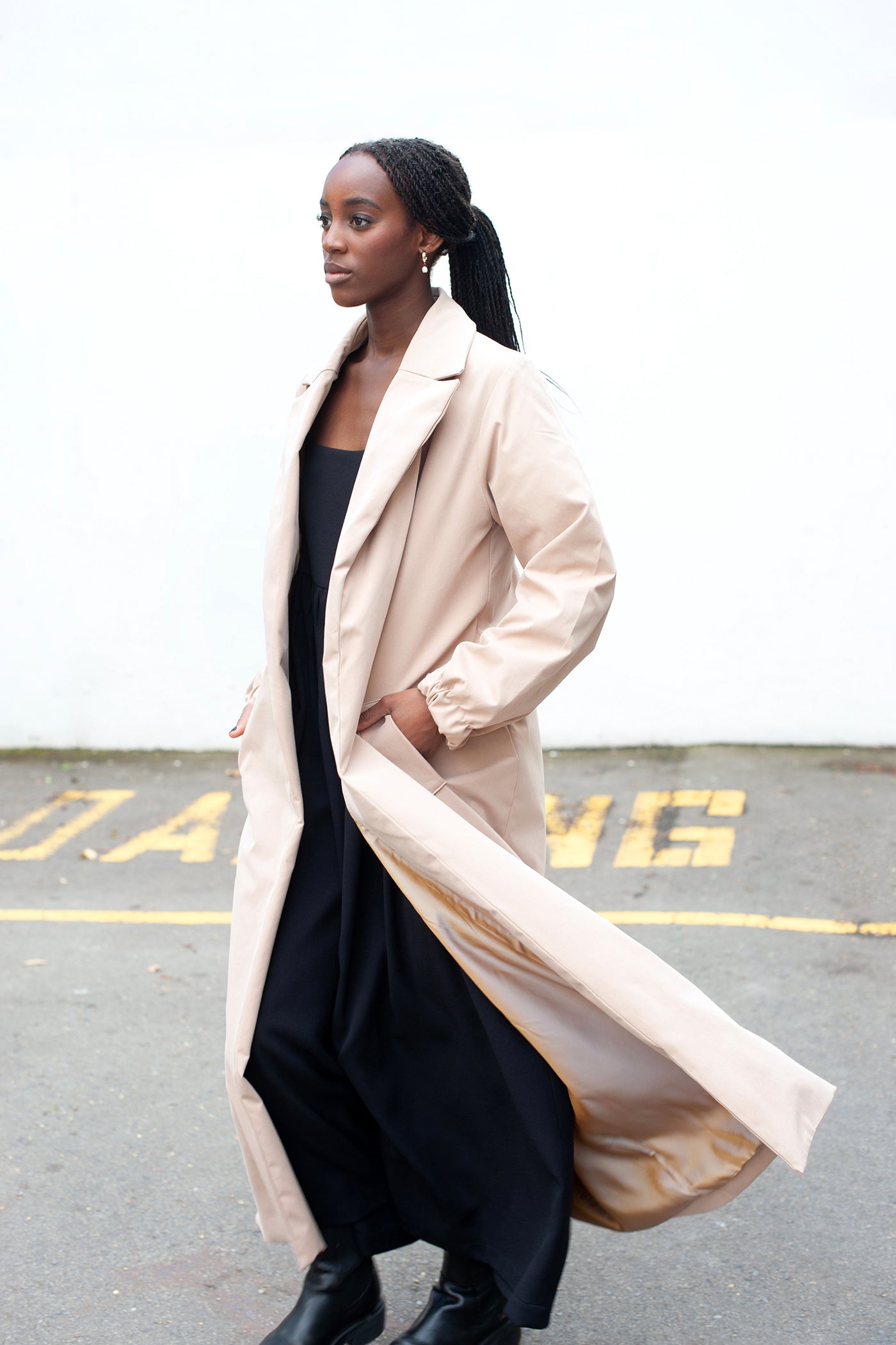 LUC | Cora Trench Coat | Sage
