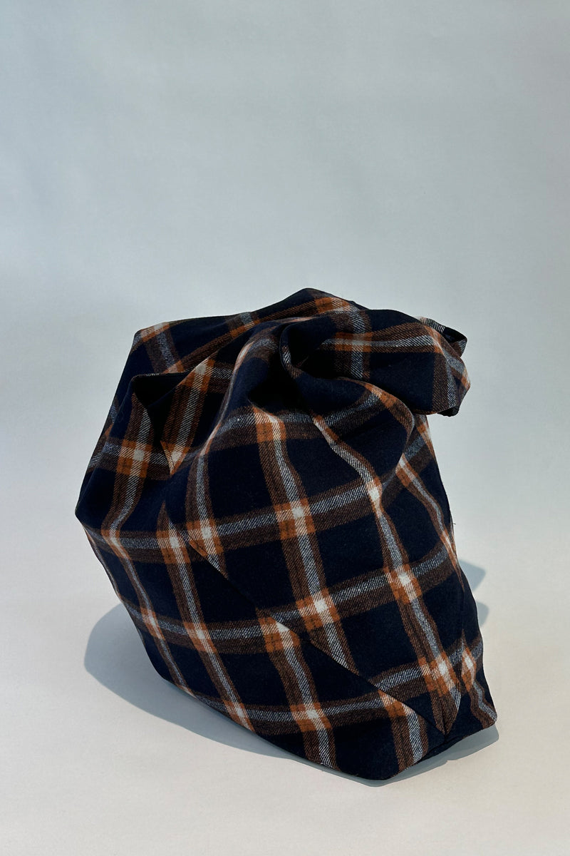 LUC | Nyla Shopper | Navy Plaid